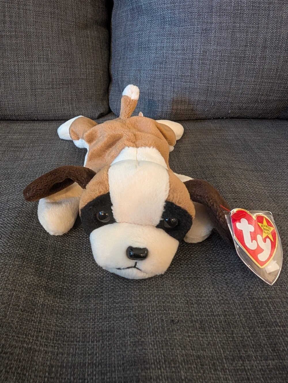 Vintage 1996 Ty Bernie The Bernard Beanie Baby!